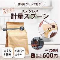 クリップ付！ステンレス計量スプーン
