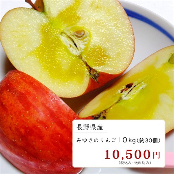 【長野県産】みゆきのりんご (10kg)