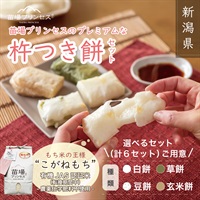 【予約販売】苗場プリンセスの プレミアムな「杵つき餅」魚沼産こがねもち(有機JAS認証米（転換期間中）-農薬化学肥料不使用)