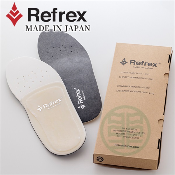 Refrex　世界初、足の形を記憶するインソール「リフレックスインソール」(【Men’s】ソフトタイプ)